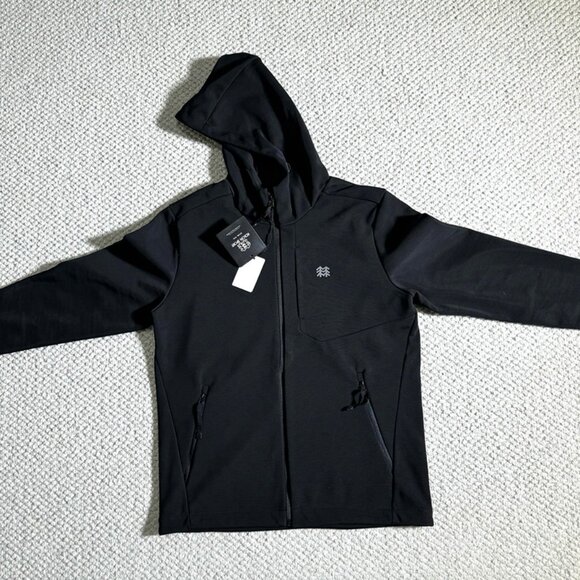 Kolon Sport Men's Hooded Black Jacket - Picture 2 of 9